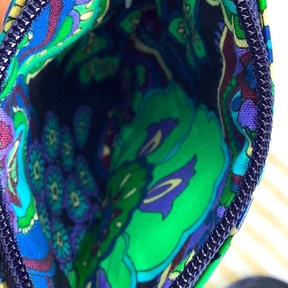Vera Bradley Frill “Blue Rhapsody” Floral Bow Clutch Crossbody Bag NEW - Picture 11 of 12